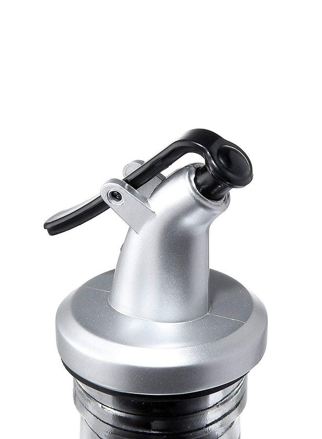 باسكيتي زجاجة توابل شفافة من باسكتي للزيت والخل، مناسبة لطاولة الطعام وموزع المطبخ - 500 مل (عبوة من قطعة واحدة) - Image 4